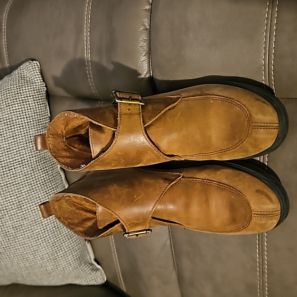 Azaleia ladies ankle boots brown size 8